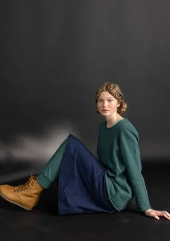 Best Gudrun Sjödén Lieblingspullover aus Bio-Baumwolle granatapfel