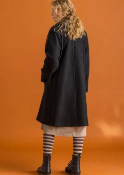 Flash Sale Gudrun Sjödén Mantel aus Wollgemisch schwarz