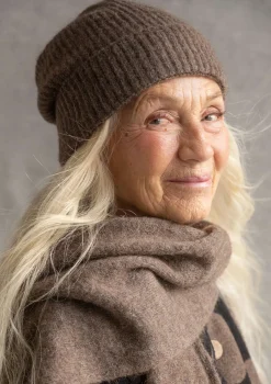 Flash Sale Gudrun Sjödén Mütze aus Alpakagemisch kartoffel-melange