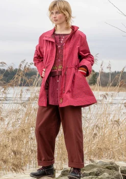 Shop Gudrun Sjödén Parka „Lucy“ aus Bio-Baumwollgewebe moosbeere-gemustert
