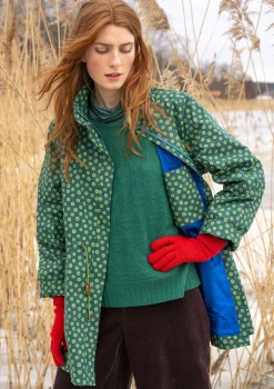 Cheap Gudrun Sjödén Parka „Lucy“ aus Bio-Baumwollgewebe flaschengrün-gemustert