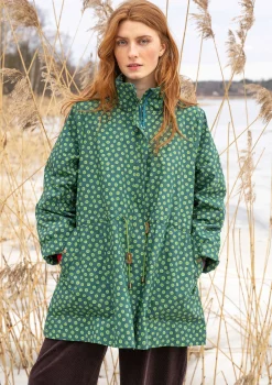 Online Gudrun Sjödén Parka „Lucy“ aus Bio-Baumwollgewebe flaschengrün-gemustert