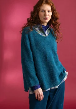 Best Gudrun Sjödén Pullover aus Alpakagemisch dunkelaschgrau-melange