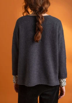 Store Gudrun Sjödén Pullover aus Alpakagemisch olivenöl-melange