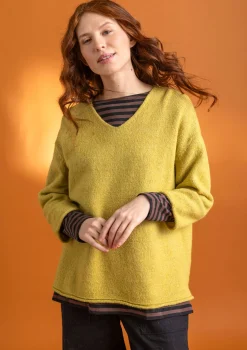 Best Sale Gudrun Sjödén Pullover aus Alpakagemisch alpenveilchen-melange