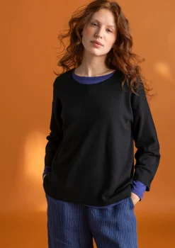 Store Gudrun Sjödén Pullover aus Bio-Wolle malachit