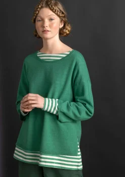 Sale Gudrun Sjödén Pullover aus Bio-Wolle veilchen