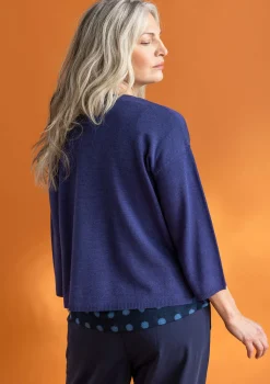 Store Gudrun Sjödén Pullover aus Bio-Wolle veilchen