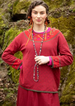 Best Sale Gudrun Sjödén Pullover „Maria“ aus Bio-/Recycling-Baumwolle pinie