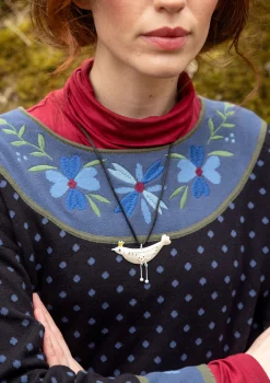 Shop Gudrun Sjödén Pullover „Maria“ aus Bio-/Recycling-Baumwolle pinie