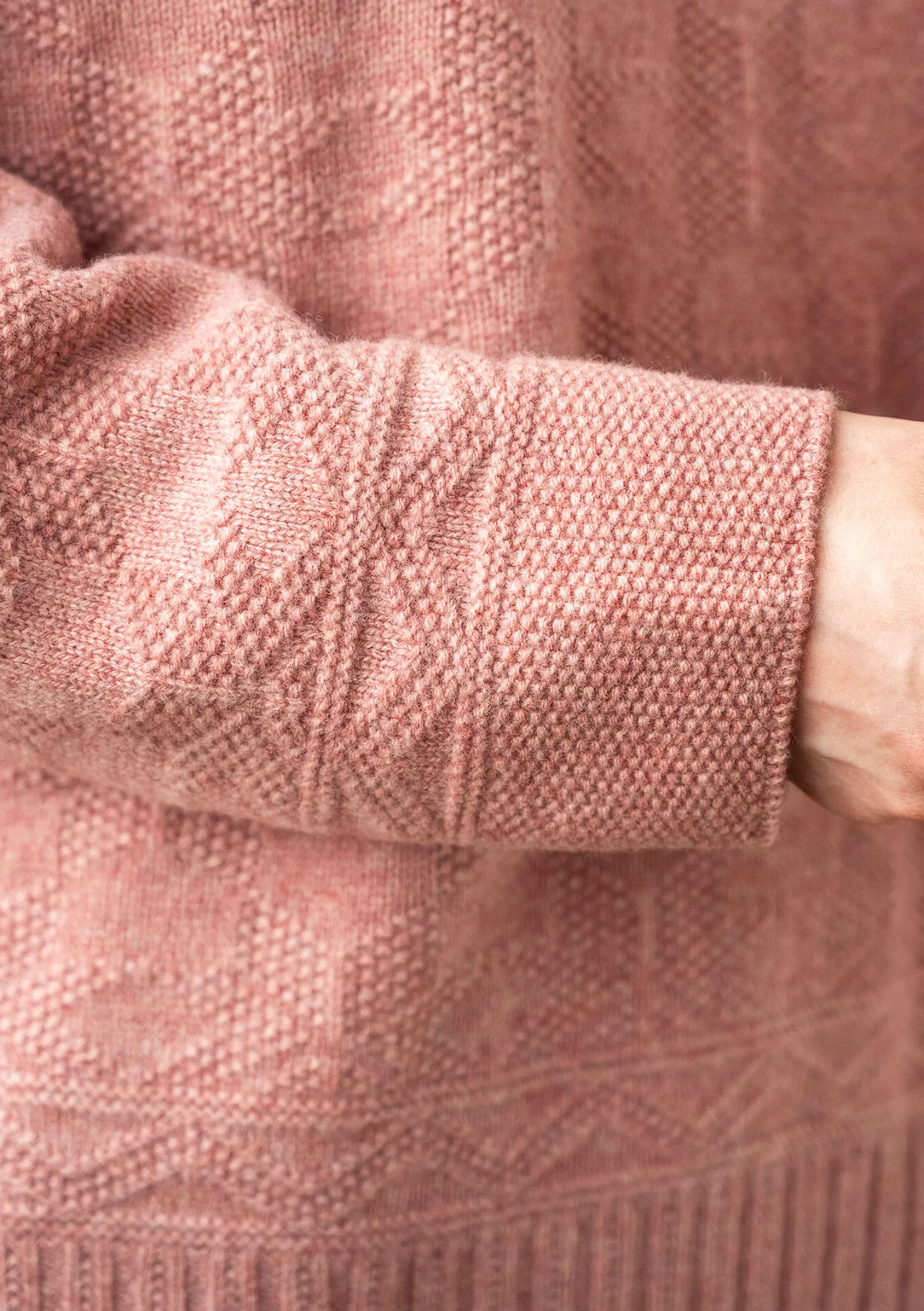 Flash Sale Gudrun Sjödén Pullover „Vega“ aus Lammwolle hellflaschengrün-genoppt