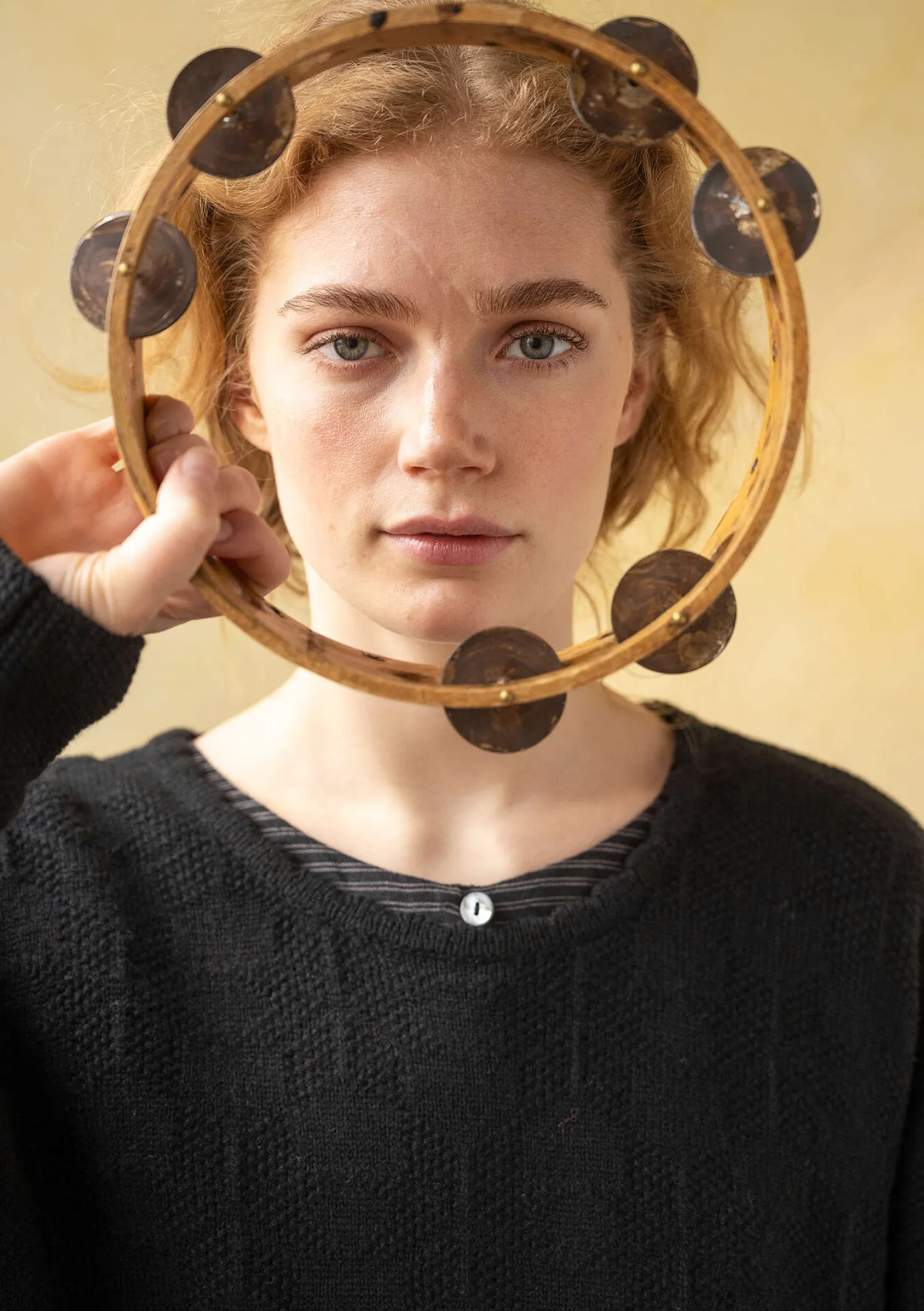 Flash Sale Gudrun Sjödén Pullover „Vega“ aus Lammwolle hellflaschengrün-genoppt