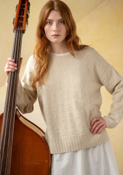 Clearance Gudrun Sjödén Pullover „Vega“ aus Lammwolle schwarz