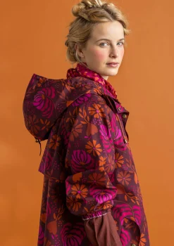 Store Gudrun Sjödén Regenjacke „Hedda“ aus Bio-Baumwollgewebe dunkelolive