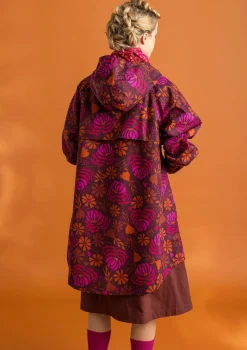 Cheap Gudrun Sjödén Regenjacke „Hedda“ aus Bio-Baumwollgewebe schwarz-gemustert