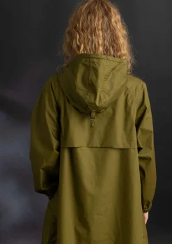 Cheap Gudrun Sjödén Regenjacke „Hedda“ aus Bio-Baumwollgewebe schwarz-gemustert