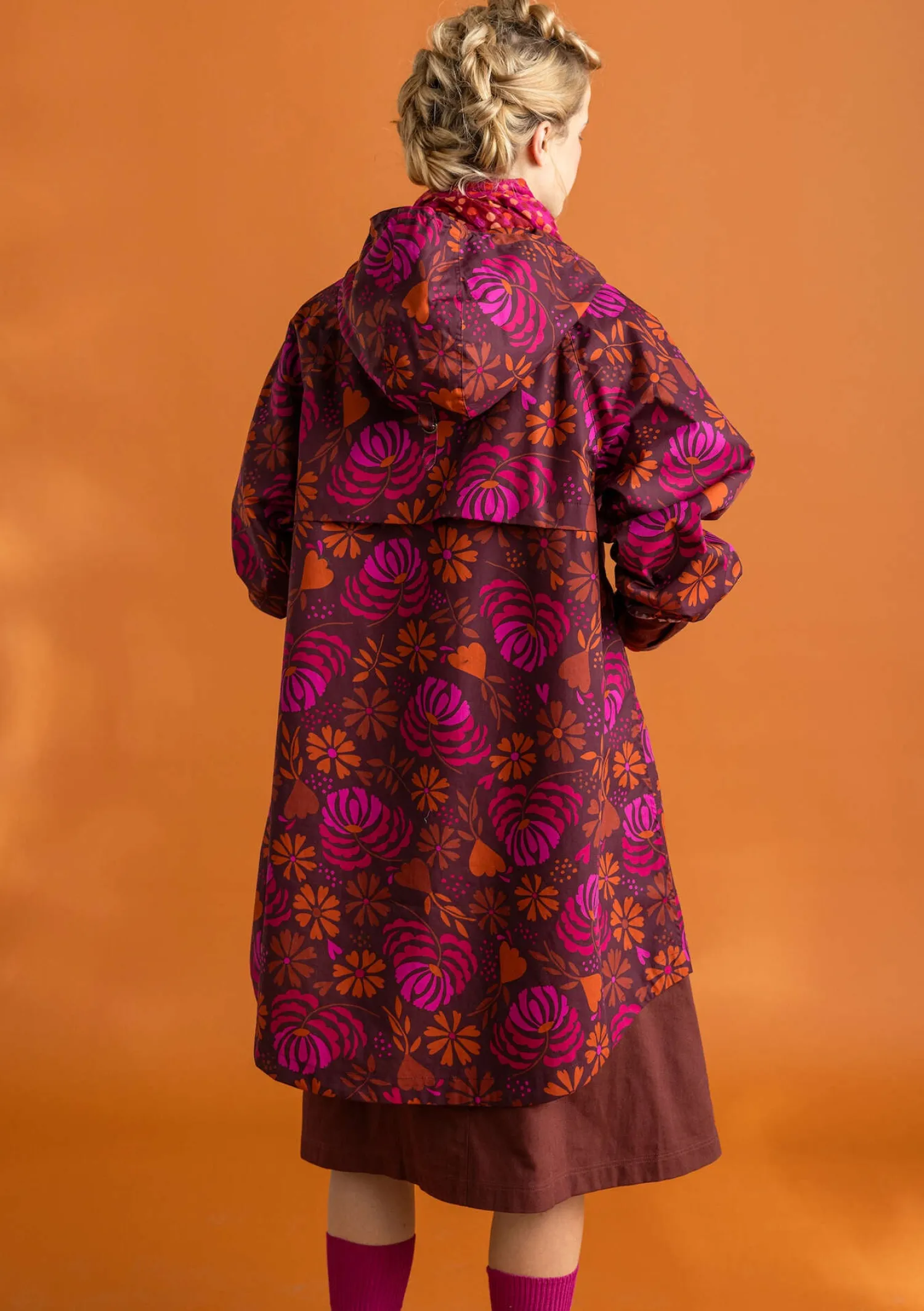 Cheap Gudrun Sjödén Regenjacke „Hedda“ aus Bio-Baumwollgewebe dunkelolive