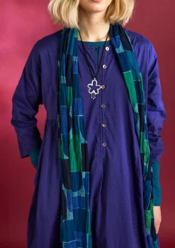 Clearance Gudrun Sjödén Schal „Hedda“ aus Bio-Baumwolle granatapfel-cerise