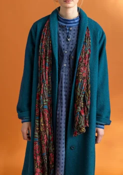 Hot Gudrun Sjödén Schal „Hedda“ aus Bio-Baumwolle malachit