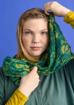 Store Gudrun Sjödén Schal „Hedda“ aus Bio-Baumwolle granatapfel-cerise