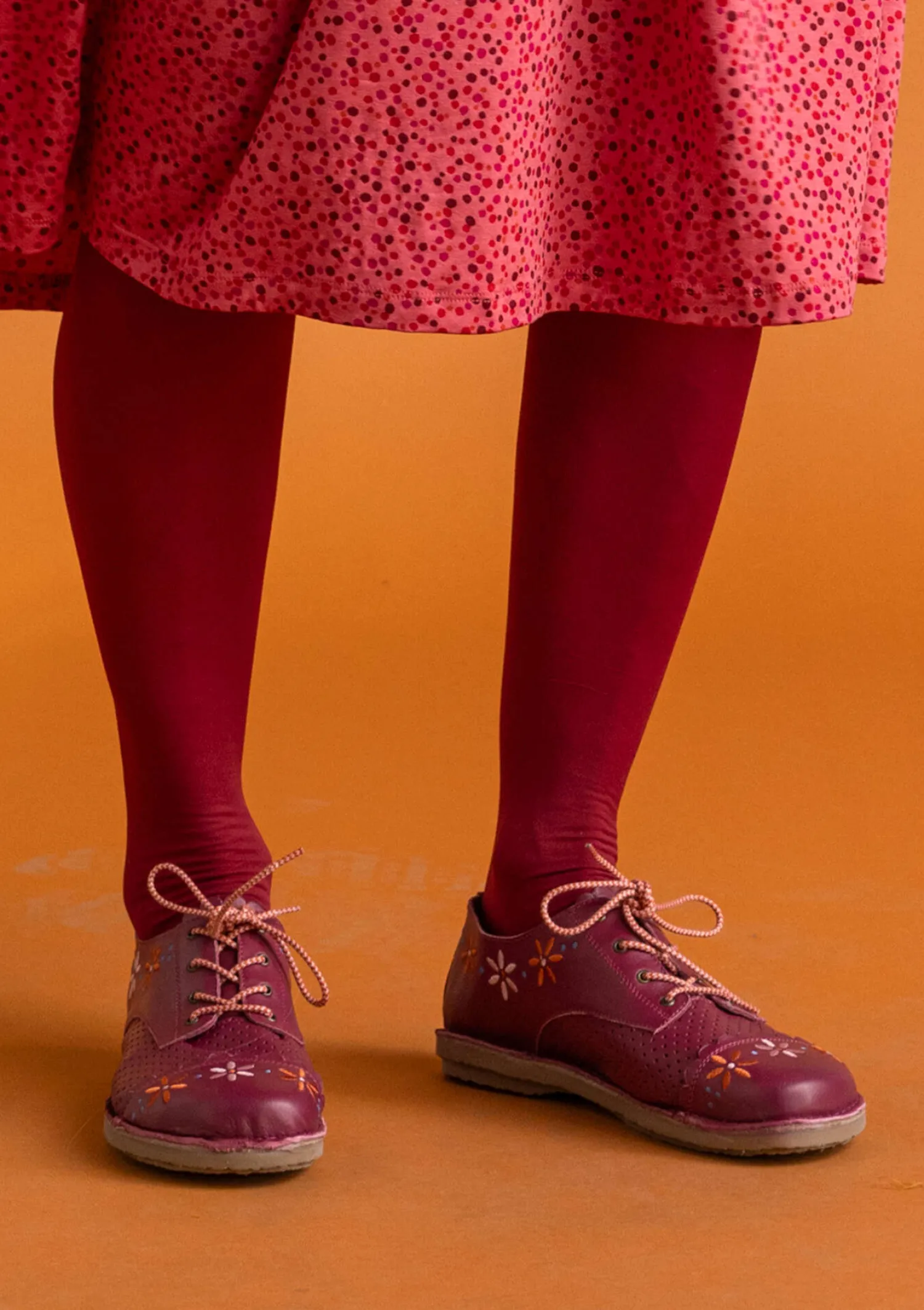 Best Gudrun Sjödén Schuhe „Freja“ aus Nappaleder maulbeere