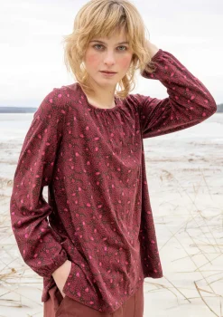 Best Gudrun Sjödén Shirt „Aurora“ aus Bio-Baumwolle/Modal/Elasthan pfauengrün