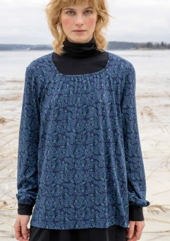 Best Gudrun Sjödén Shirt „Aurora“ aus Bio-Baumwolle/Modal/Elasthan pfauengrün