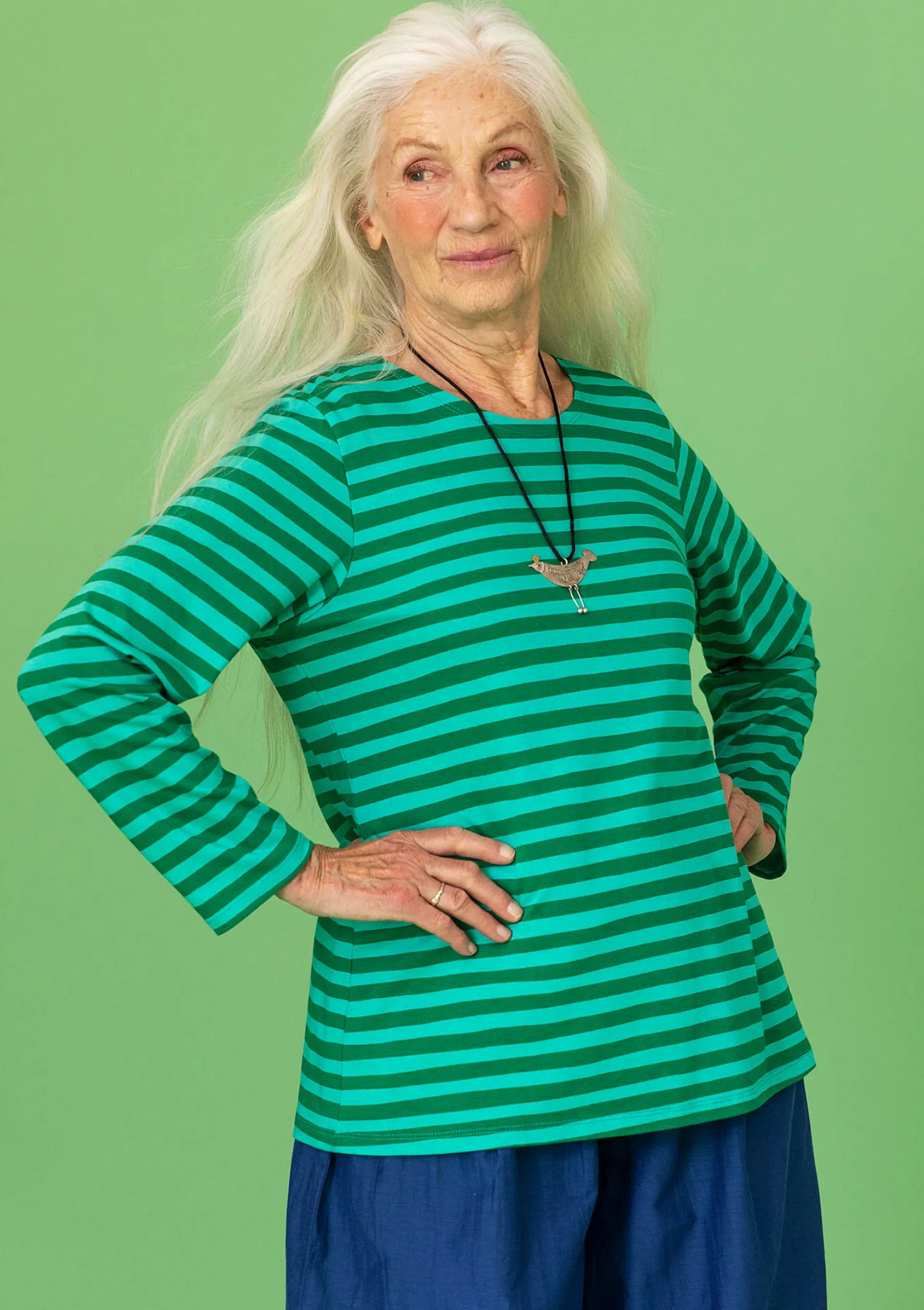 Cheap Gudrun Sjödén Shirt „Mika“ aus Bio-Baumwolle/Modal schwarz
