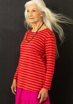 Clearance Gudrun Sjödén Shirt „Mika“ aus Bio-Baumwolle/Modal schwarz