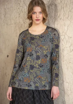 Store Gudrun Sjödén Shirt „Ylfa“ aus Lyocell/Elasthan veronagrün