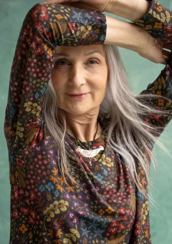 Shop Gudrun Sjödén Shirt „Ylfa“ aus Lyocell/Elasthan grafit