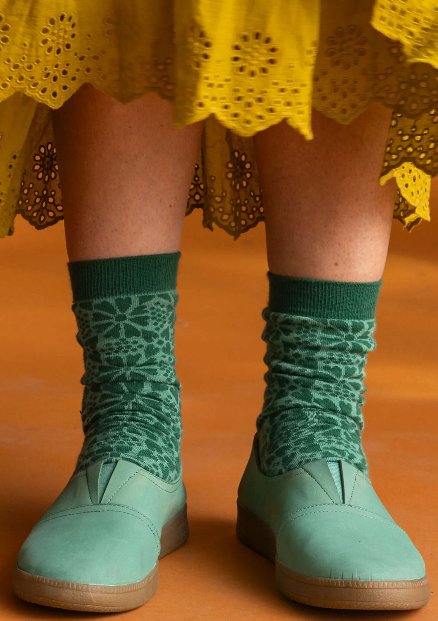 Discount Gudrun Sjödén Socken „Freja“ aus Bio-Baumwolle schwarz