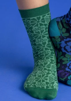 Discount Gudrun Sjödén Socken „Freja“ aus Bio-Baumwolle schwarz