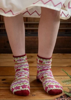 Cheap Gudrun Sjödén Socken „Twinkle“ aus Wollfrottee brillantblau