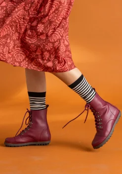 Outlet Gudrun Sjödén Stiefeletten aus Nappaleder dunkelindigo