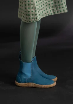 Store Gudrun Sjödén Stiefeletten aus Nubukleder petrol