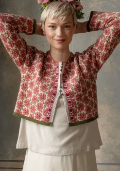 Shop Gudrun Sjödén Strickjacke „Anemone“ aus Bio-Wolle schwarz