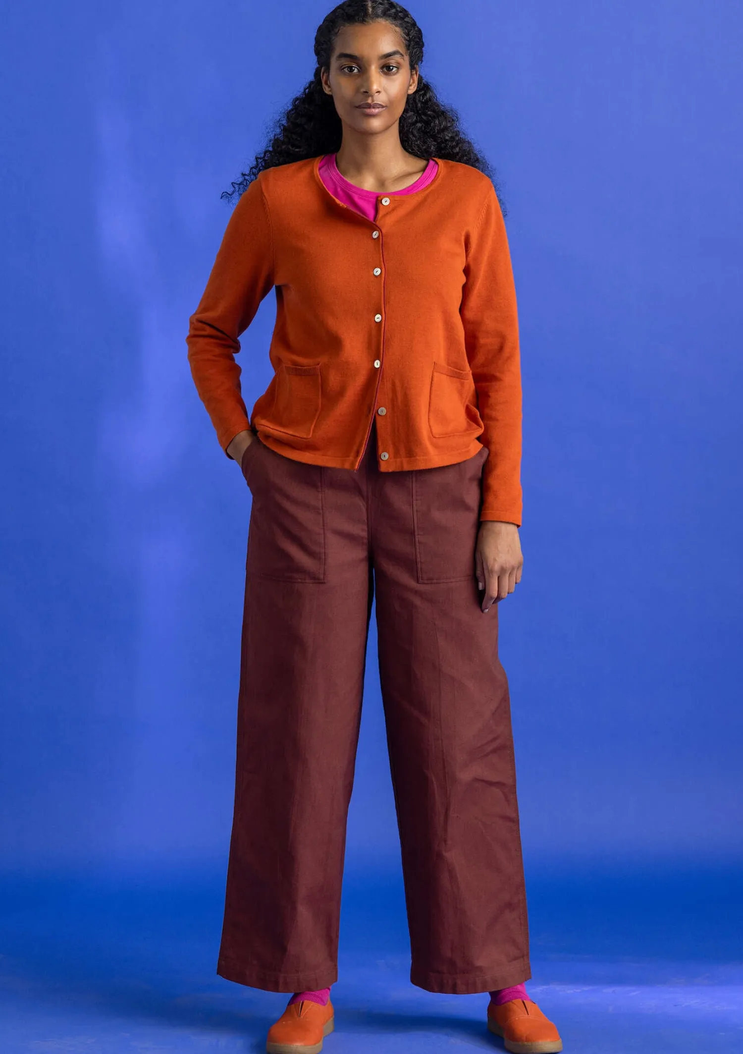Online Gudrun Sjödén Strickjacke aus Bio-/Recycling-Baumwolle hellpetrol