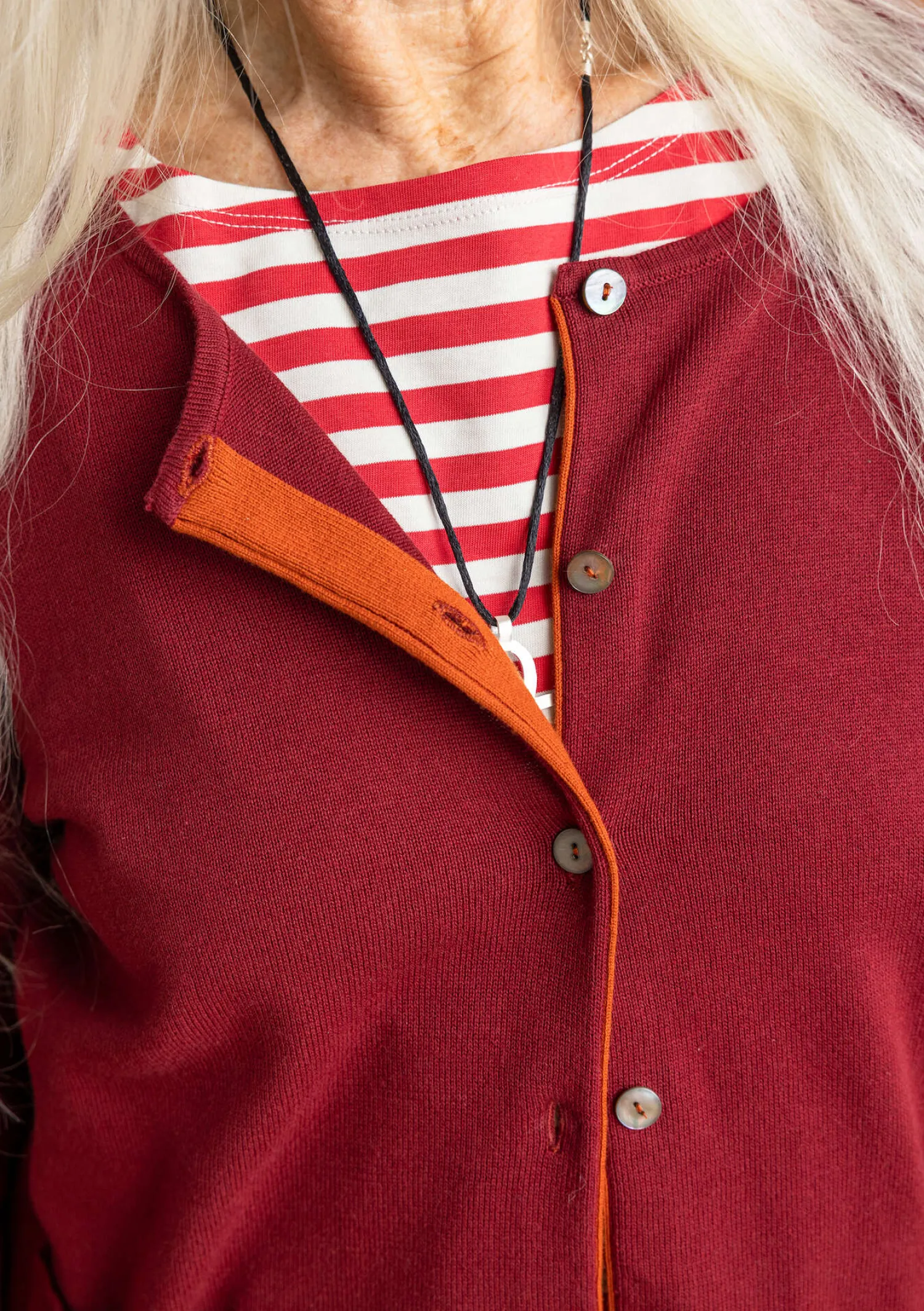 Cheap Gudrun Sjödén Strickjacke aus Bio-/Recycling-Baumwolle dunkelgrün