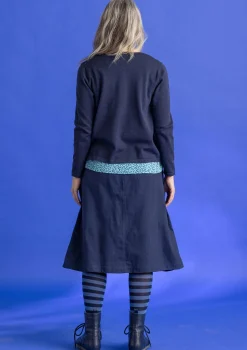 Outlet Gudrun Sjödén Strickjacke aus Bio-/Recycling-Baumwolle dunkelindigo