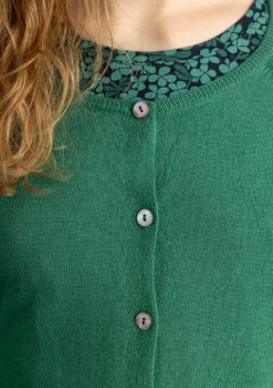 Online Gudrun Sjödén Strickjacke aus Bio-Wolle malachit