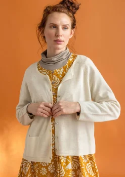 Best Gudrun Sjödén Strickjacke aus Bio-Wolle veilchen