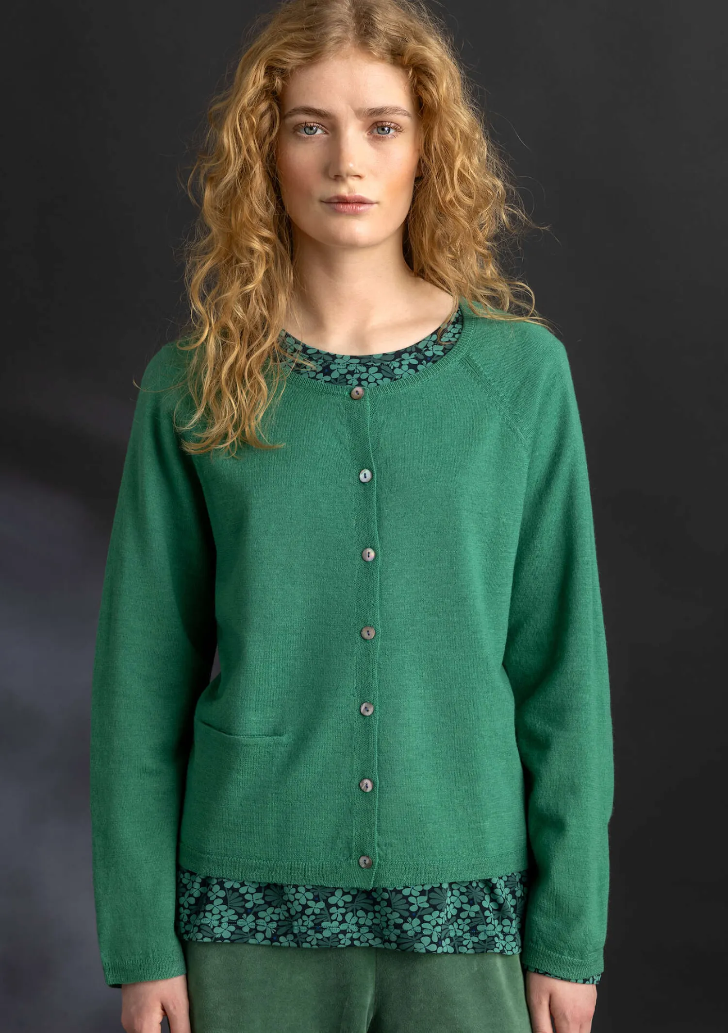 Cheap Gudrun Sjödén Strickjacke aus Bio-Wolle schwarz