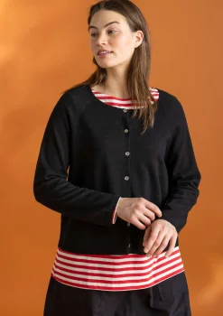 Shop Gudrun Sjödén Strickjacke aus Bio-Wolle malachit