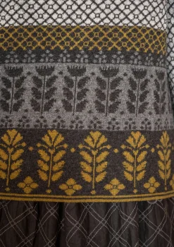 New Gudrun Sjödén Strickjacke „Edda“ aus Recycling-Wollgemisch dunkelaschgrau-melange