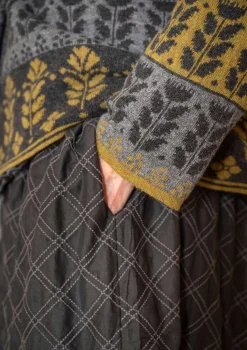 Online Gudrun Sjödén Strickjacke „Edda“ aus Recycling-Wollgemisch dunkelpetrol-melange