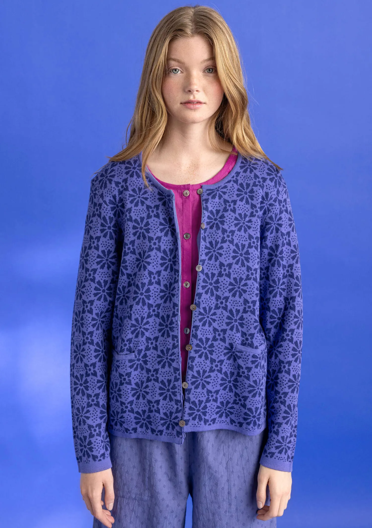 New Gudrun Sjödén Strickjacke „Freja“ aus Bio-/Recycling-Baumwolle schwarz
