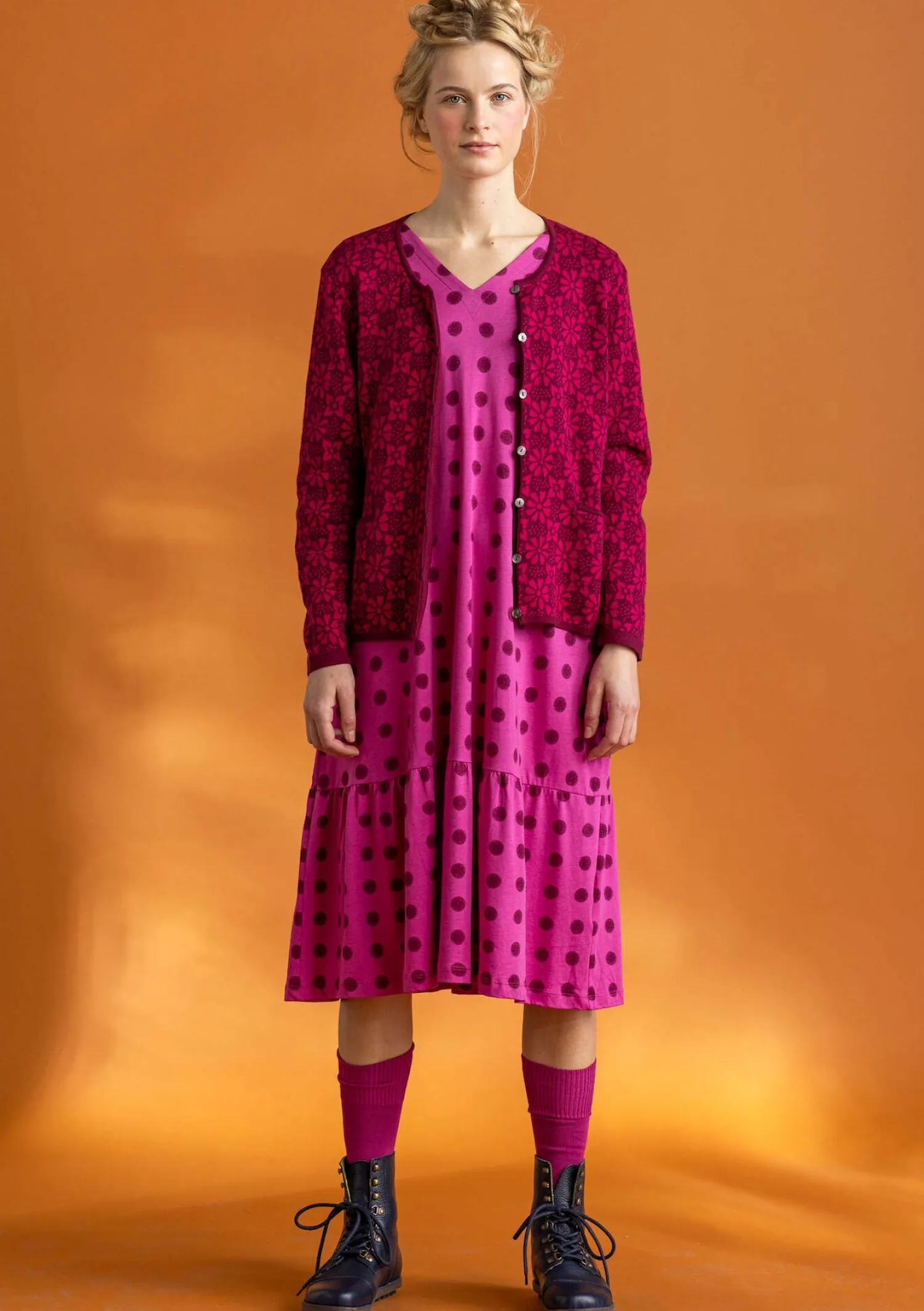 New Gudrun Sjödén Strickjacke „Freja“ aus Bio-/Recycling-Baumwolle meeresgrün