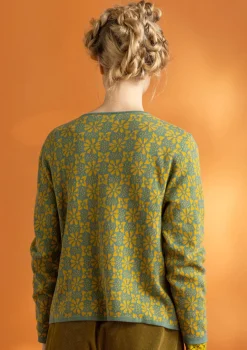 Shop Gudrun Sjödén Strickjacke „Freja“ aus Bio-/Recycling-Baumwolle schwarz