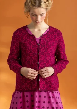 Cheap Gudrun Sjödén Strickjacke „Freja“ aus Bio-/Recycling-Baumwolle schwarz